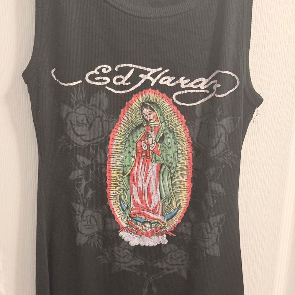 Ed-hardy Women's Black and Grey Dress - Picture 6 of 7